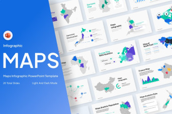 Maps Infographic PowerPoint Template